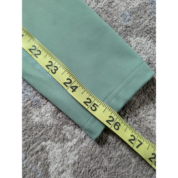 Young LA Yoga Leggings Womens Size Small Athletic Green Jogging Full Length - Picture 3 of 8